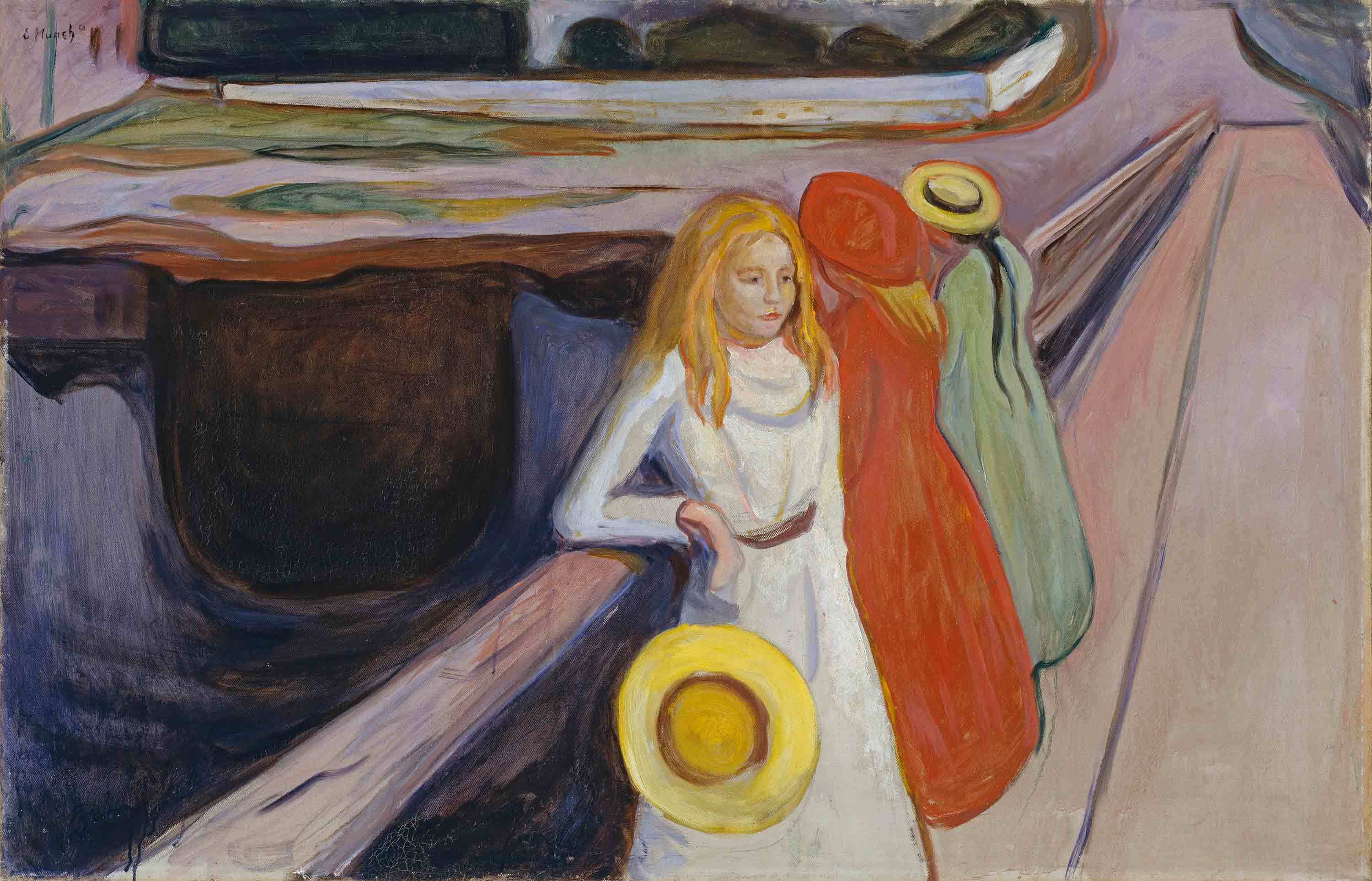 Edvard Munch Mädchen Auf Der Brücke 3000 Min
