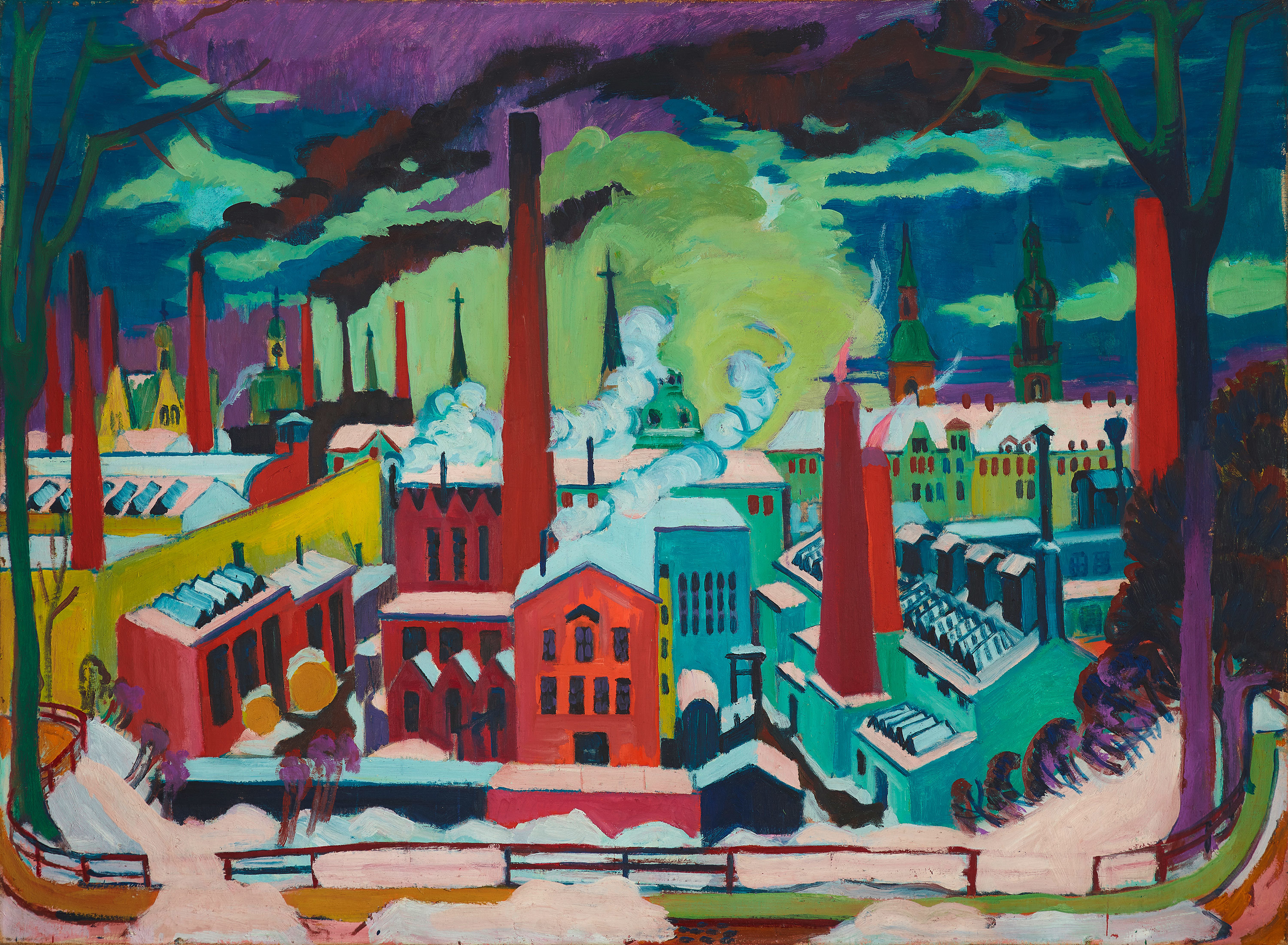 Ernst Ludwig Kirchner Chemnitzer Fabriken