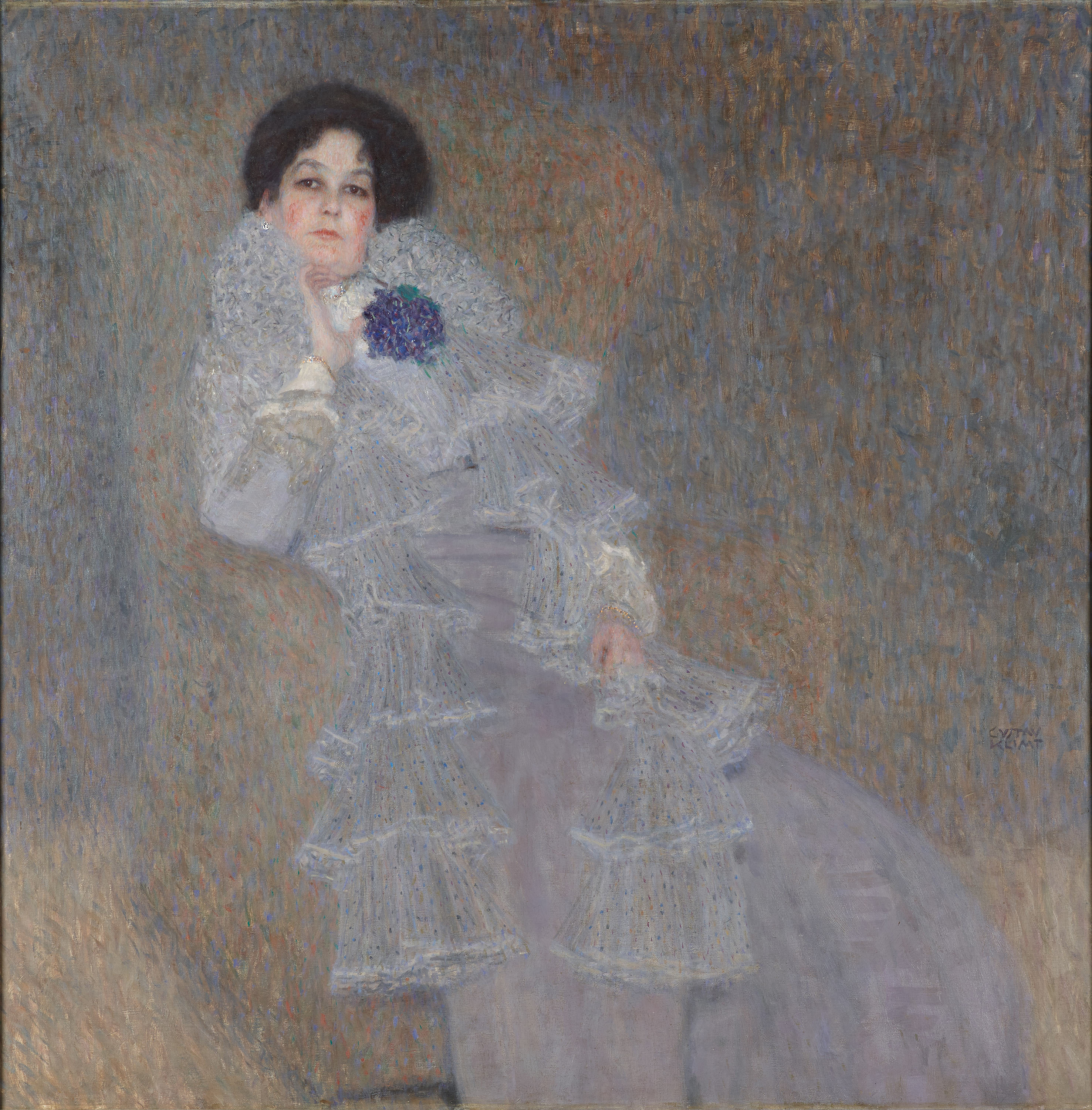 Gustav Klimt 、MARIE HENNEBERG STEHENDkem